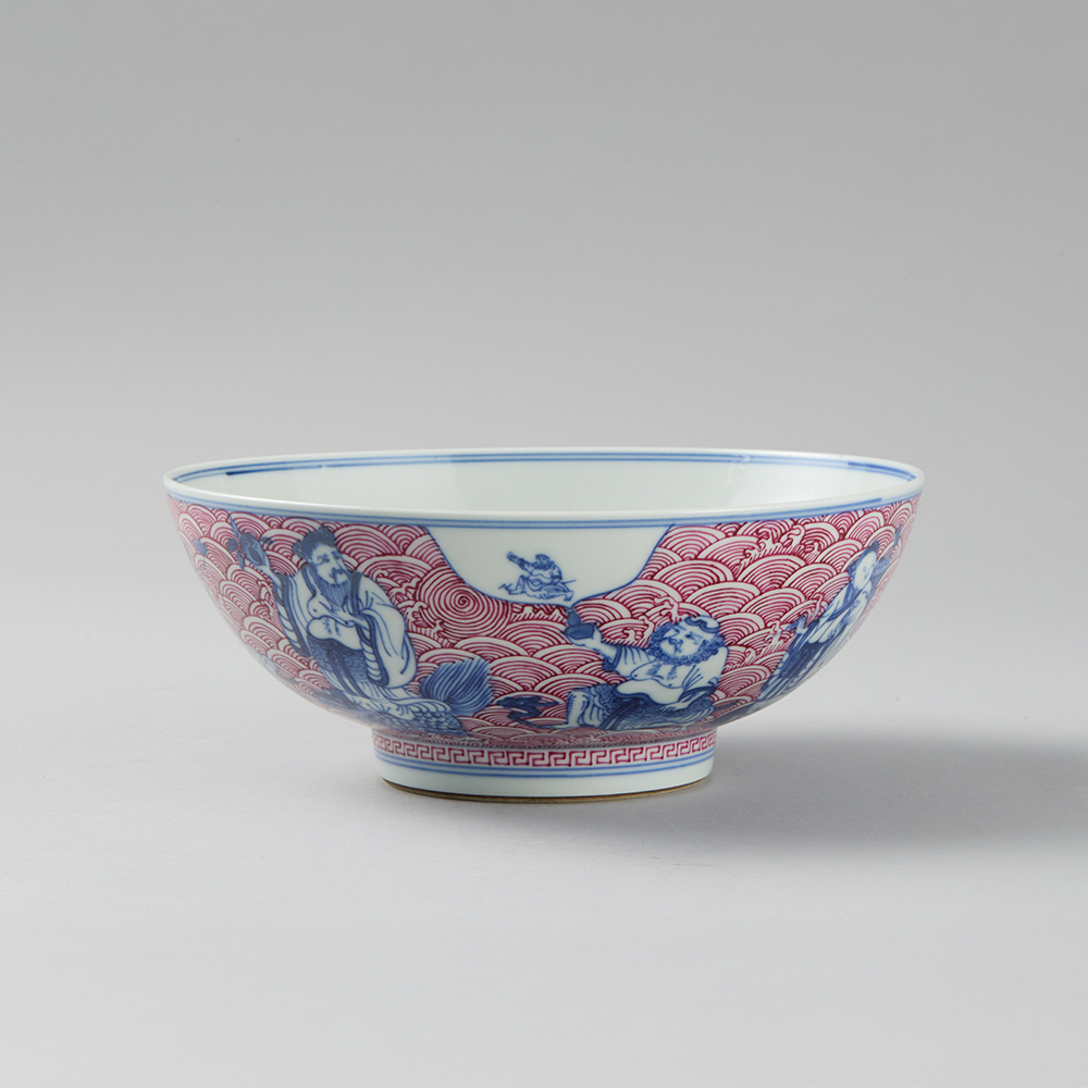 Lot1011 A BLUE-AND-WHITE PORCELAIN BOWL Qing dynasty Qinglong Mark & Period(1736-1795)