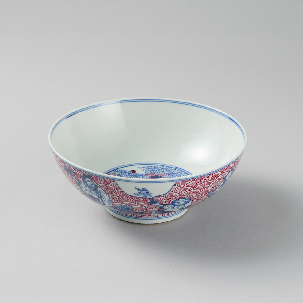 Lot1011 A BLUE-AND-WHITE PORCELAIN BOWL Qing dynasty Qinglong Mark & Period(1736-1795)