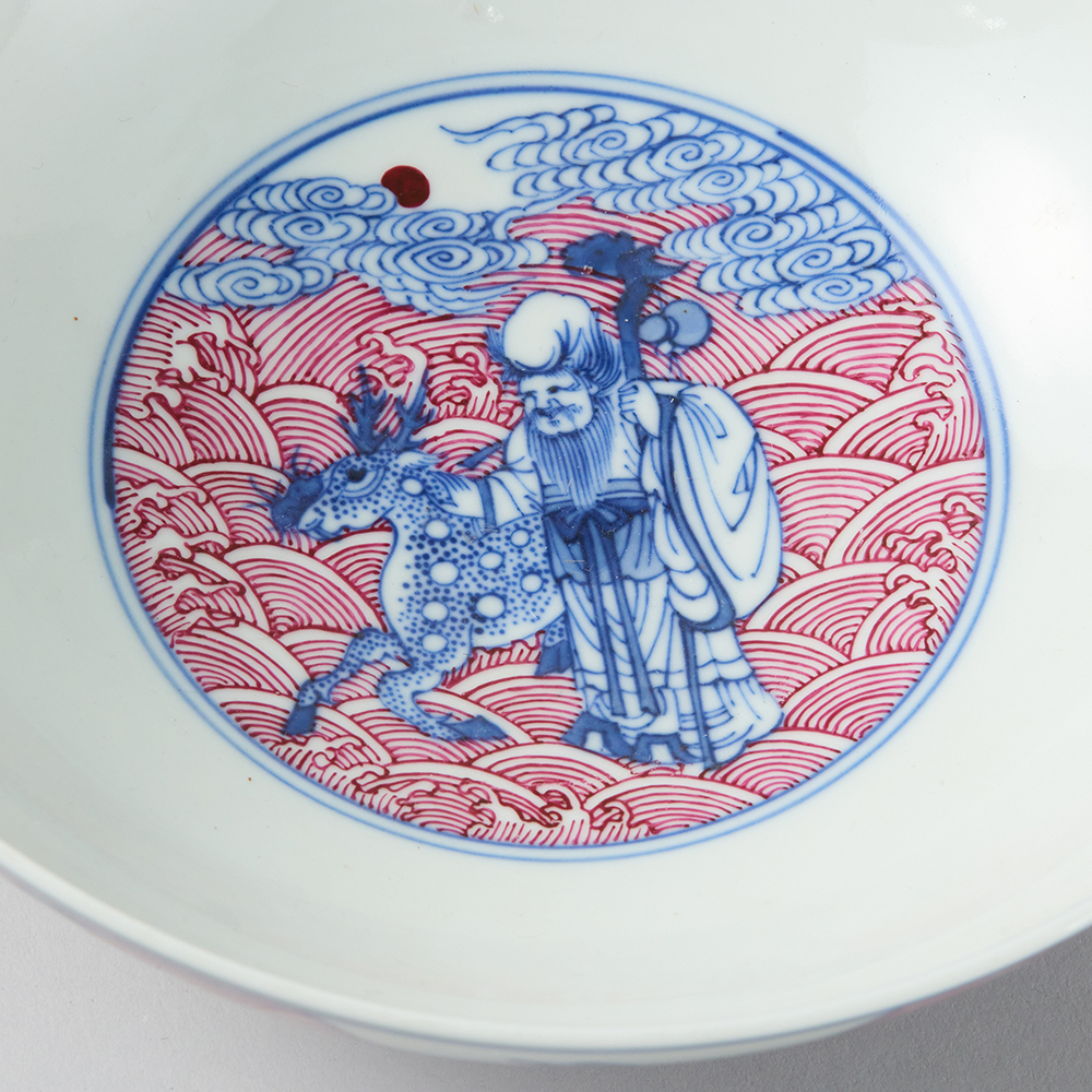 Lot1011 A BLUE-AND-WHITE PORCELAIN BOWL Qing dynasty Qinglong Mark & Period(1736-1795)