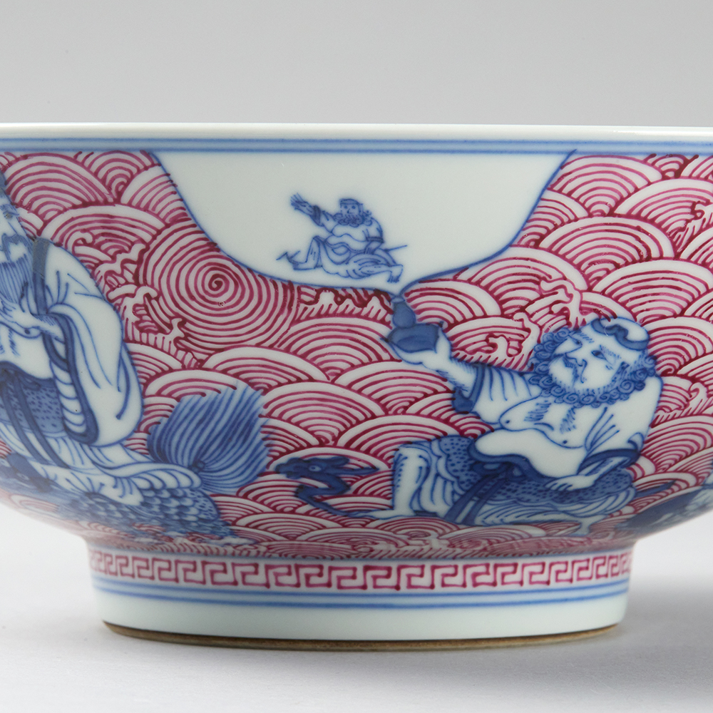 Lot1011 A BLUE-AND-WHITE PORCELAIN BOWL Qing dynasty Qinglong Mark & Period(1736-1795)