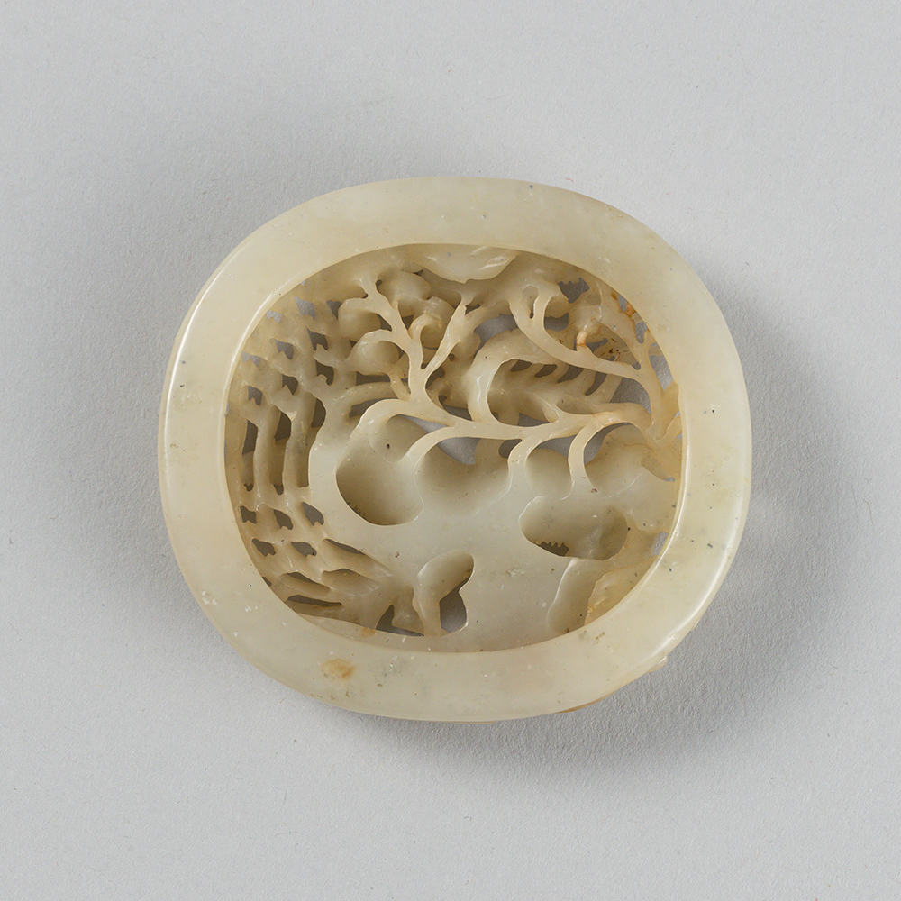 Lot2012 A RETICULATED WHITE JADE ‘PHOENIX’ PLAQUE LATE SONG TO YUAN DYNASTY(송나라 후기 – 원나라)